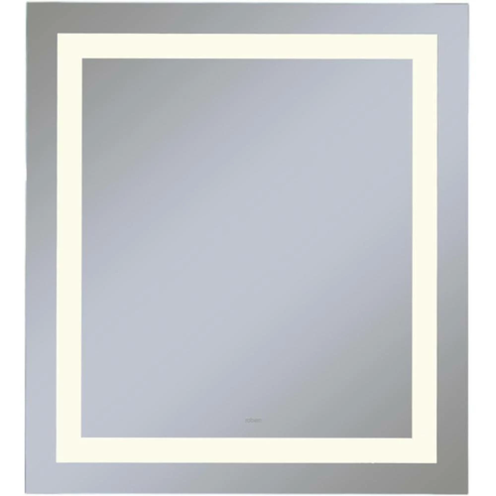 Robern Vitality 24 x 30 in. 4000K Anodized Aluminum Frameless Rectangle Mirror with Light Inset 1 Robern Vitality 24 x 30 in. 4000K Anodized Aluminum Frameless Rectangle Mirror with Light Inset
