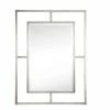James Martin Vanities 30 in. Rectangular Mirror in Brushed Nickel