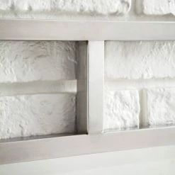 James Martin Vanities 30 in. Rectangular Mirror in Brushed Nickel -Lotus & Windoware, Inc. Shop Query 606