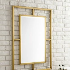 James Martin Vanities 30 in. Rectangular Mirror in Radiant Gold 8 James Martin Vanities 30 in. Rectangular Mirror in Radiant Gold -Lotus & Windoware, Inc. Shop Query 618