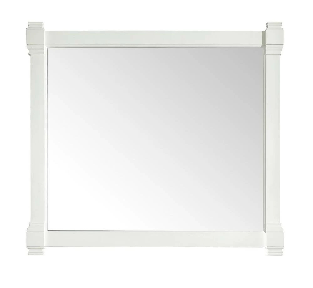 James Martin Vanities 42-15/16 in. Mirror in Bright White 1 James Martin Vanities 42-15/16 in. Mirror in Bright White