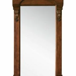 James Martin Vanities Brookfield 26 in. Mirror, Warm Cherry -Lotus & Windoware, Inc. Shop Query 628
