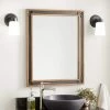 Signature Hardware Celebration 24 in. Wood Vanity Mirror in Rustic Acacia
