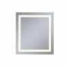 Robern Vitality 36 x 30 in. 2700K Anodized Aluminum Frameless Rectangle Mirror with Light Inset