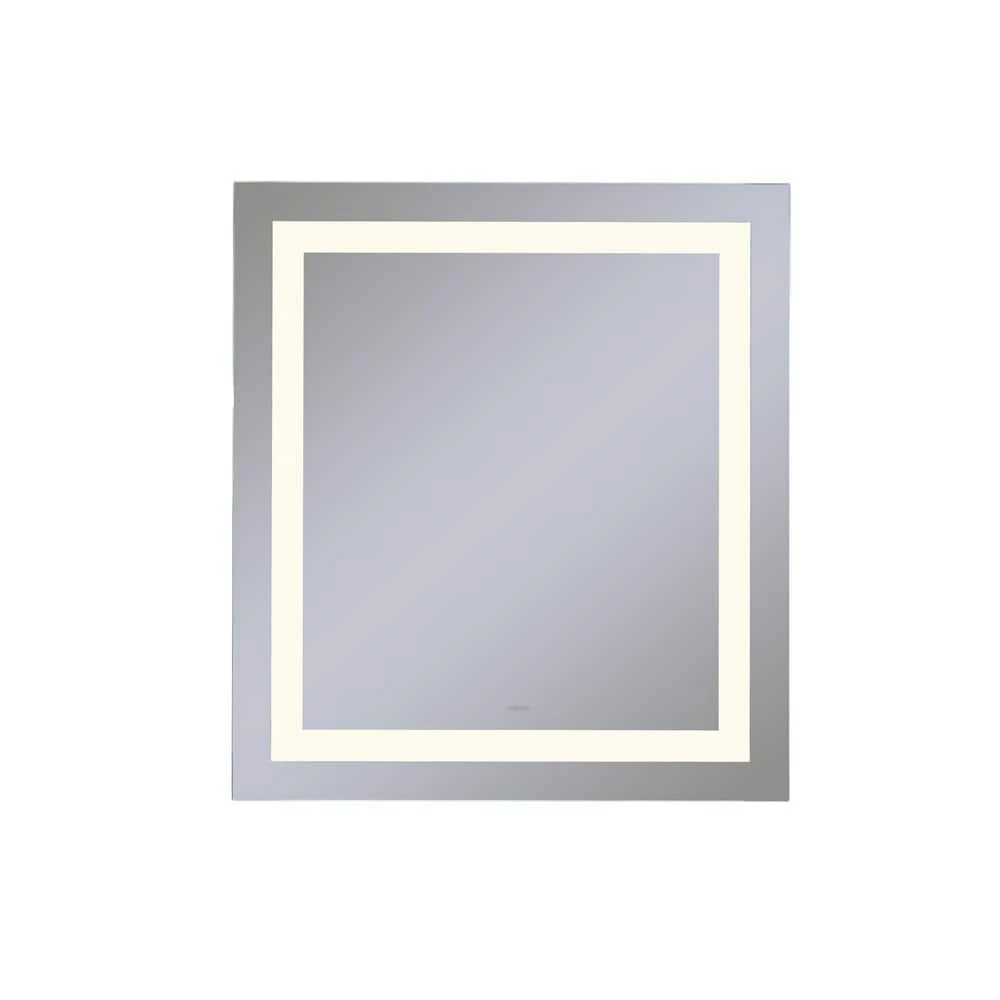 Robern Vitality 36 x 30 in. 2700K Anodized Aluminum Frameless Rectangle Mirror with Light Inset 1 Robern Vitality 36 x 30 in. 2700K Anodized Aluminum Frameless Rectangle Mirror with Light Inset