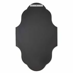 Signature Hardware Lucido 22-3/4 x 37-1/4 x 1 in. Irregular Decorative Vanity Mirror in Antique Silver -Lotus & Windoware, Inc. Shop Query 653