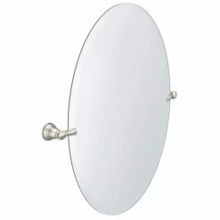 Moen Banbury™ 19 x 26 x 19/100 in. Oval Mirror in Brushed Nickel