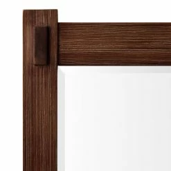Signature Hardware Morris 36 in. Wood Vanity Mirror in Brown -Lotus & Windoware, Inc. Shop Query 676