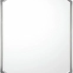Capital Lighting 32 x 24 in. Metal Mirror in Matte Nickel