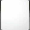 Capital Lighting 32 x 24 in. Metal Mirror in Polished Nickel