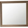 James Martin Vanities Bristol 44 in. Rectangular Mirror, White Washed Walnut