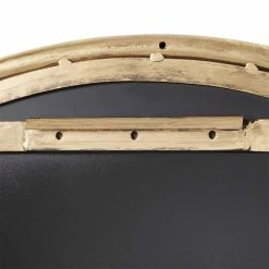 Signature Hardware Sobb 36 x 36 x 7/8 in. Round Decorative Vanity Mirror in Gold Leaf -Lotus & Windoware, Inc. Shop Query 731