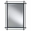 Feiss Ethan 37 in. Rectangle Mirror in Antique forged Iron