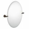 Moen Gilcrest® 26 x 2-97/100 in. Zinc-Glass Oval Tilt Mirror in Oil Rubbed Bronze