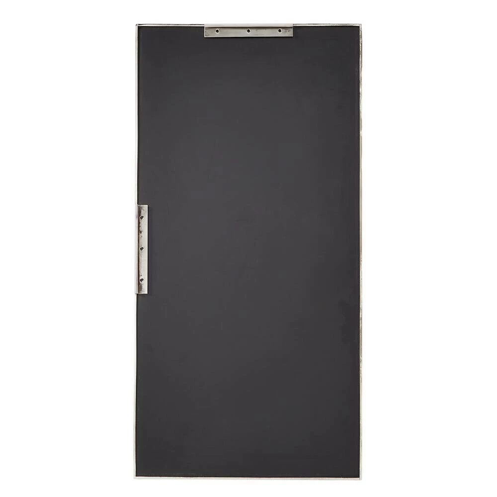 Signature Hardware Austi 18 x 36 x 1 in. Rectangular Decorative Vanity Mirror in Nickel 2 Signature Hardware Austi 18 x 36 x 1 in. Rectangular Decorative Vanity Mirror in Nickel - Image 2