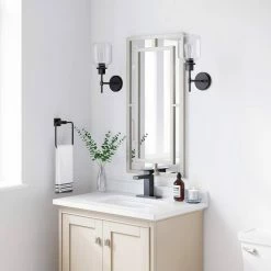 Signature Hardware Austi 18 x 36 x 1 in. Rectangular Decorative Vanity Mirror in Nickel 11 Signature Hardware Austi 18 x 36 x 1 in. Rectangular Decorative Vanity Mirror in Nickel -Lotus & Windoware, Inc. Shop Query 835