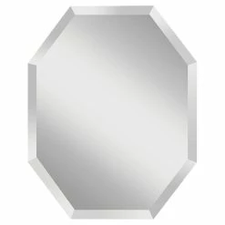 Feiss Infinity 30 x 30 in. Frameless Round Mirror in Clear