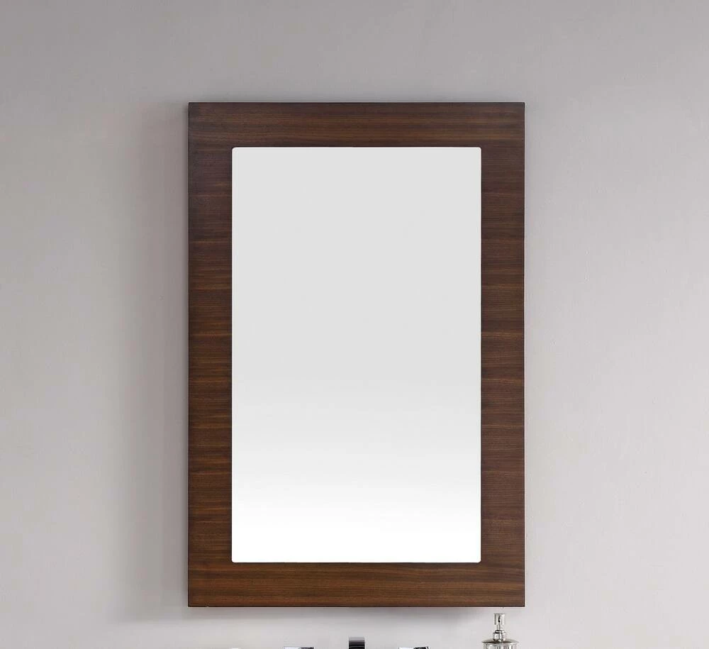 James Martin Vanities Metropolitan 30 in. Mirror, American Walnut 1 James Martin Vanities Metropolitan 30 in. Mirror, American Walnut