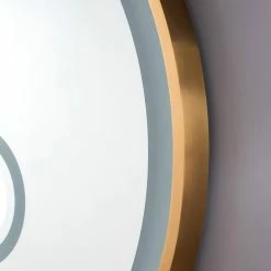 James Martin Vanities Radiance 36 in. Mirror, Brushed Gold -Lotus & Windoware, Inc. Shop Query 878