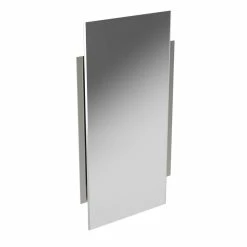 Ginger USA Surface 34 x 18-3/10 in. Small Mirror in Satin Nickel