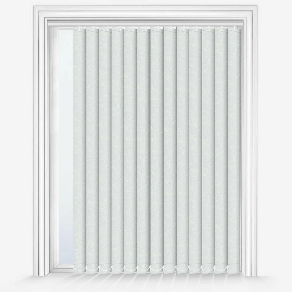 Lotus & Windoware, Inc. 34 x 72 in. Curved Vertical Blind in White 1 Lotus & Windoware, Inc. 34 x 72 in. Curved Vertical Blind in White