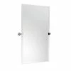 Ginger USA Columnar 36 x 20 in. Large Mirror in Polished Chrome