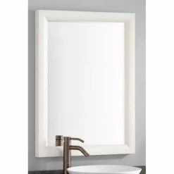 Signature Hardware Talyn 24 in. Rectangular Vanity Mirror in White