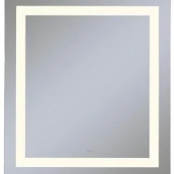 Robern Vitality 30 x 30 in. 2700K Anodized Aluminum Frameless Rectangle Mirror with Light Inset