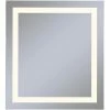Robern Vitality 30 x 30 in. 4000K Anodized Aluminum Frameless Rectangle Mirror with Light Inset